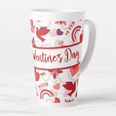 Frohen Valentinstag Milchtasse (Rechte Ecke)