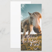 Frohen Valentinstag mit Blick auf das Pferd (Vorne/Hinten)