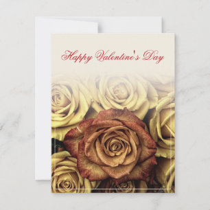 Frohen Valentinstag mit gelbem Rosenbouquet
