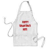 Frohen Valentinstag mit Herzen Schürze (Vorne)