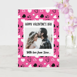 Frohen Valentinstag mit Liebe Karte