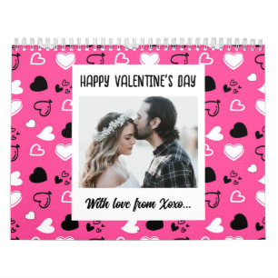 Frohen Valentinstag mit Liebeskalender Kalender