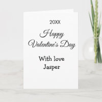 Frohen Valentinstag Name Liebe einfaches Jahr styl