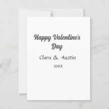Frohen Valentinstag Namen Datum einfach minimal