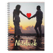 Frohen Valentinstag Notizblock (Vorderseite)