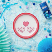 Frohen Valentinstag Pappteller (Party)