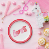 Frohen Valentinstag Pappteller (Party)
