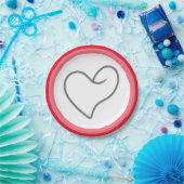 Frohen Valentinstag Pappteller (Party)