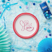 Frohen Valentinstag Pappteller (Party)
