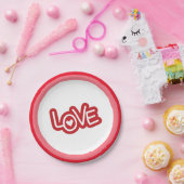 Frohen Valentinstag Pappteller (Party)