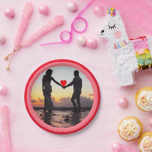 Frohen Valentinstag Pappteller (Party)