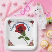 Frohen Valentinstag Pappteller (Party)