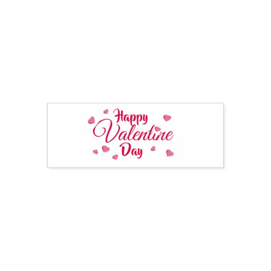 Frohen Valentinstag Permastempel (Design)