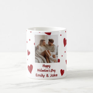 Frohen Valentinstag Personalisierter Fotobecher Verwandlungstasse