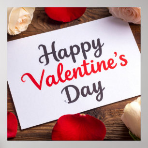 Frohen Valentinstag Poster