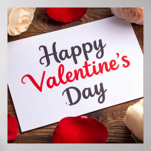 Frohen Valentinstag Poster (Vorne)
