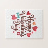 Frohen Valentinstag Puzzle (Horizontal)