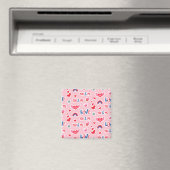 Frohen Valentinstag Rotes Herz Kunst Romantischer  Magnet (In Situ (Geschirrspüler))