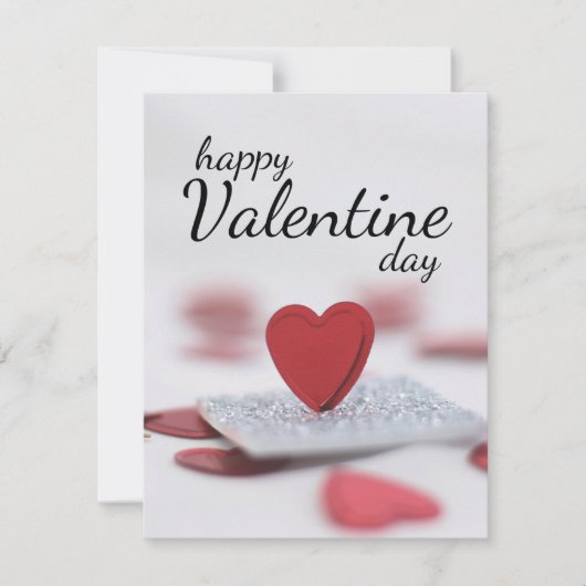 Frohen Valentinstag RSVP Karte (Vorderseite)