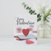 Frohen Valentinstag RSVP Karte (Stehend Vorderseite)
