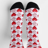 Frohen Valentinstag Socken (Oben)