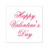 Frohen Valentinstag Stylischer Text Permastempel (Design)