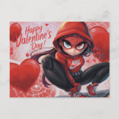 Frohen Valentinstag Super-Held -6 Postkarte (Vorderseite)