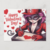 Frohen Valentinstag Superhelden -2 Postkarte (Vorderseite)