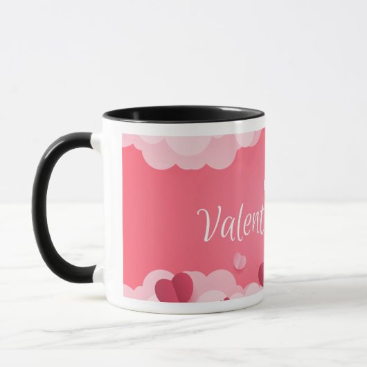 Frohen Valentinstag Süßes Herz Tasse (Links)