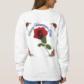 Frohen Valentinstag Sweatshirt (Rückseite)