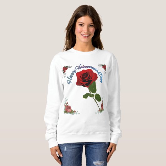 Frohen Valentinstag Sweatshirt (Vorne ganz)