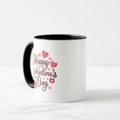 Frohen Valentinstag Tasse (Vorderseite Links)