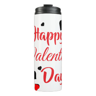 Frohen Valentinstag Thermosbecher
