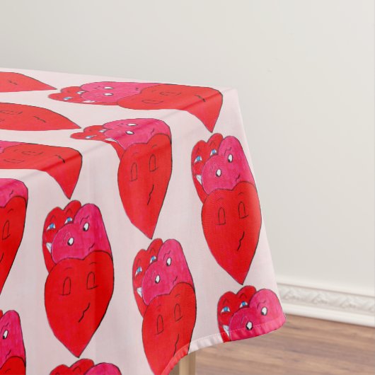 FROHEN VALENTINSTAG TISCHDECKE (Beispiel)