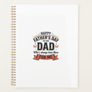 Frohen Vatertag Dad Vintage-Typografie  Planer