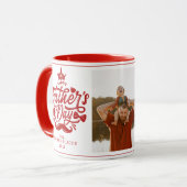 Frohen Vatertag | Daddy Foto Kaffe Tasse (Vorderseite Links)
