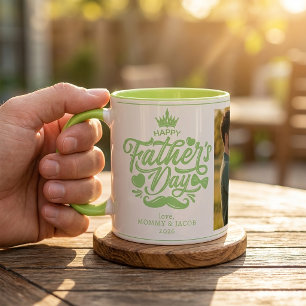 Frohen Vatertag Daddy Foto Kaffe Tasse