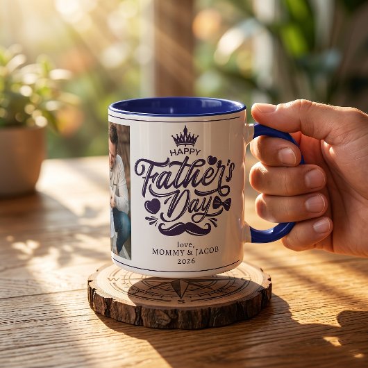 Frohen Vatertag | Daddy Foto Kaffe Tasse