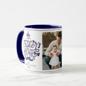 Frohen Vatertag | Daddy Foto Kaffe Tasse (Vorderseite Links)