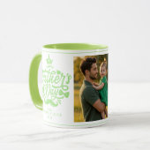 Frohen Vatertag | Daddy Foto Kaffe Tasse (Vorderseite Links)