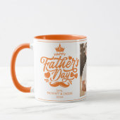 Frohen Vatertag | Daddy Foto Kaffe Tasse (Links)