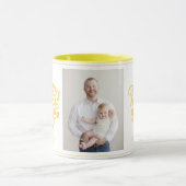 Frohen Vatertag | Daddy Foto Kaffeetasse (Zentrum)
