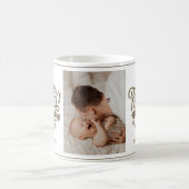Frohen Vatertag | Daddy Foto Kaffeetasse (Mittel)