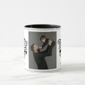 Frohen Vatertag | Daddy Foto Kaffeetasse (Zentrum)