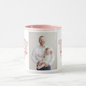 Frohen Vatertag | Daddy Foto Kaffeetasse (Zentrum)