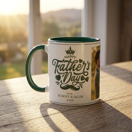 Frohen Vatertag | Daddy Foto Kaffeetasse