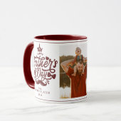 Frohen Vatertag | Daddy Foto Kaffeetasse (Vorderseite Links)
