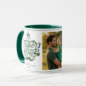 Frohen Vatertag | Daddy Foto Kaffeetasse (Vorderseite Links)