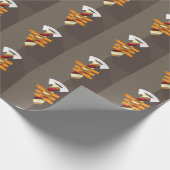 Frohen Vatertag Geschenkpapier (Ecke)