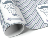 Frohen Vatertag Geschenkpapier (Rolleneckpunkt)